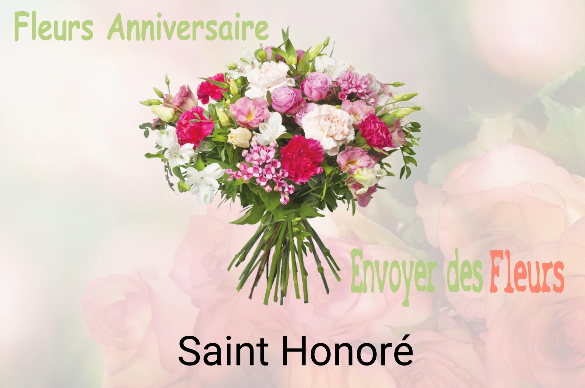 Bouquet de fleurs d’anniversaire livré à Saint-Honoré