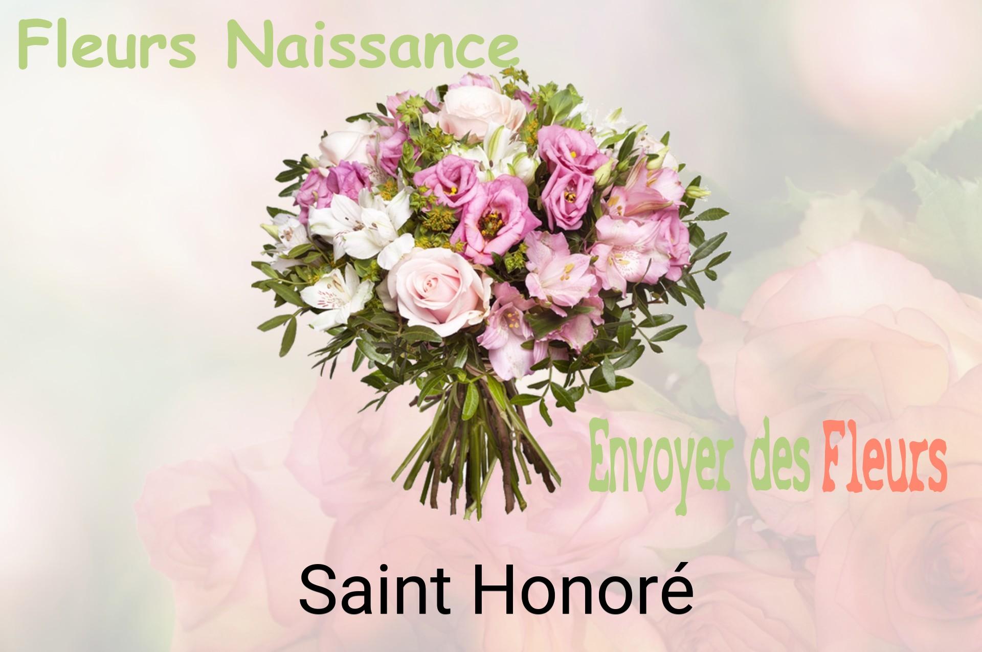 Bouquet de fleurs de naissance livré à Saint-Honoré
